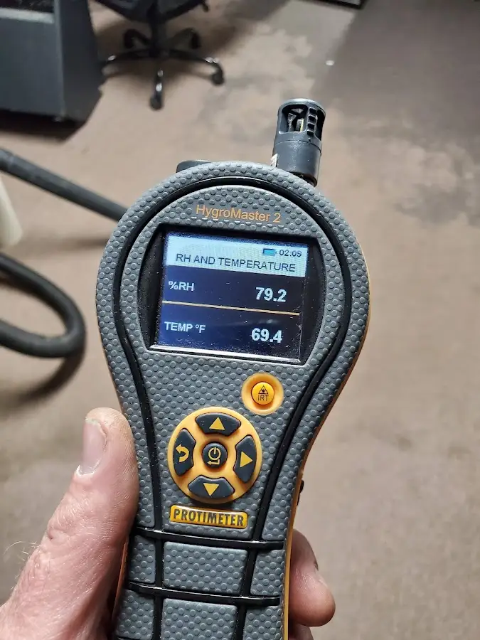 Moisture meter humidity assessment for Mold Remediation & Removal in Coon Rapids